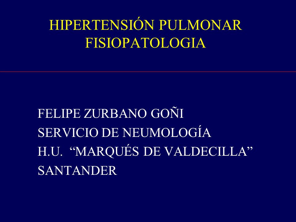 Disfunción endotelial e hipertensión pulmonar